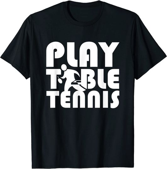 Discover T-shirt Camiseta Manga Curta Ping Pong Ping Pong Lover