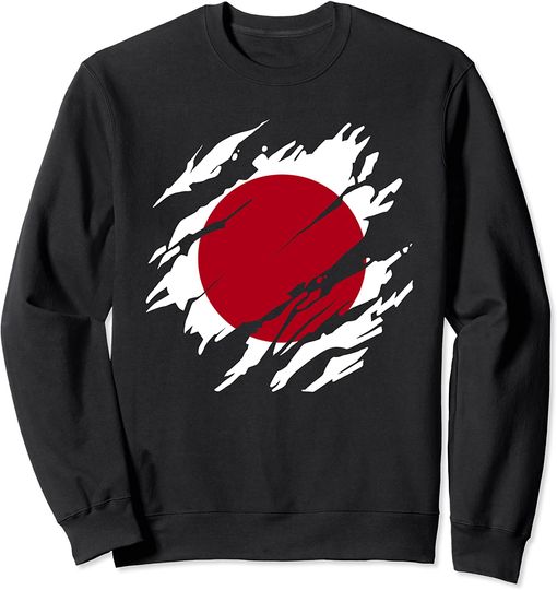 Discover Suéter Sweatshirt Bandeira Do Japão Orgullo Raíces Patrimonio