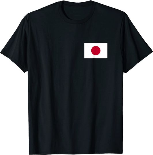 Discover T-Shirt Camiseta Mangas Curtas Bandeira Do Japão