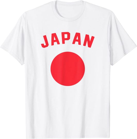 Discover I Love JapanT-Shirt Camiseta Mangas Curtas Bandeira Do Japão