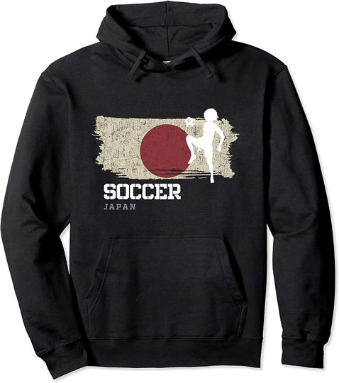Discover Fútbol Japón Hoodie Sweater Com Capuz Bandeira Do Japão