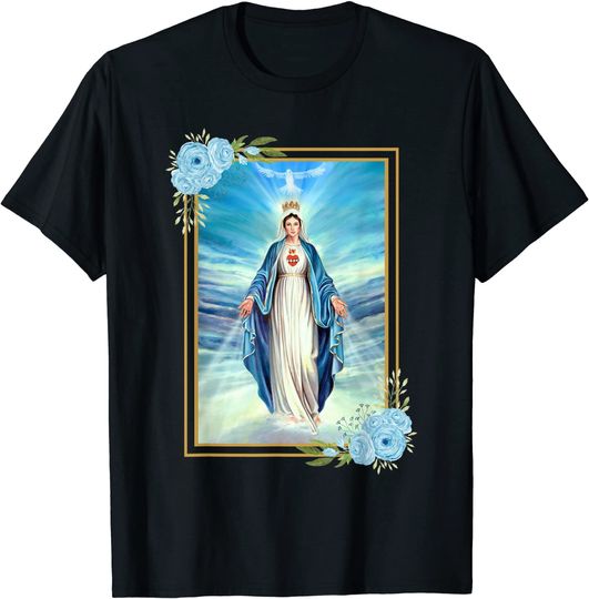 Discover T-shirt Unissexo Dogma da Ascensão da Imaculada Conceição de Maria
