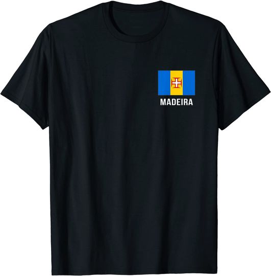 Discover T-Shirt Camiseta Manga Curta Calheta Bandeira dos Madeirenses de Madeira