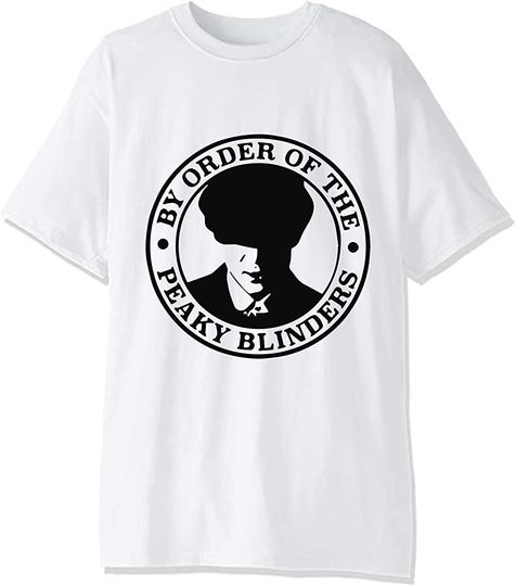 Discover T-Shirt Camiseta Manga Curta Peaky Blinders Slogan Da Série Do Chefe Da Família Camiseta para Hombre.