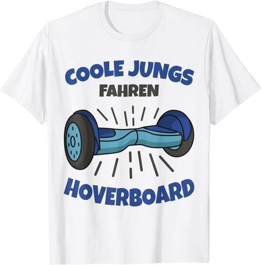 Discover T-Shirt Camiseta Manga Curta Hoverboard para Criança Homem e Mulher