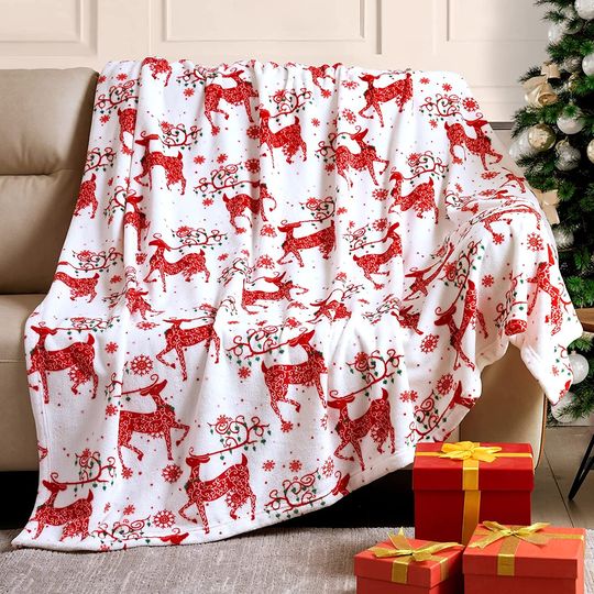 Discover Cobertor de Natal para Sofá de Flanela