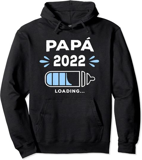 Hoodie Sweater Com Capuz Provisão 2022 Papai 2022 Carregando Ideia de Presente do Futuro Papa
