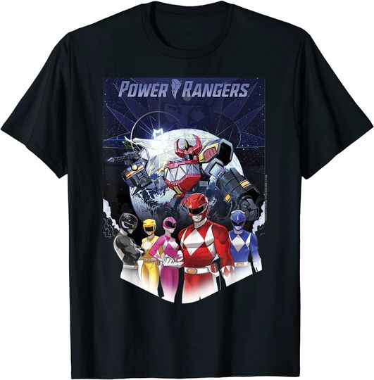 Discover T-shirt Unissexo Power Rangers