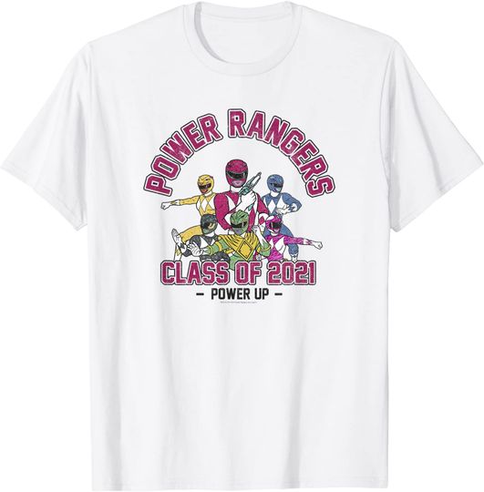 Discover T-shirt Unissexo Power Rangers Class Of 2021