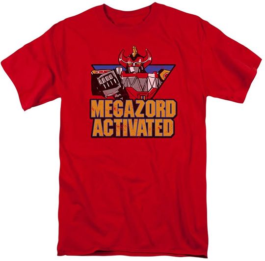 Discover Megazord ativado Power Rangers | T-shirt Camisola Manga Curta Unissexo