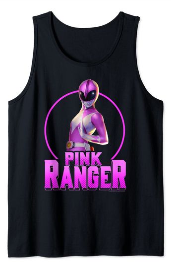 Discover Camisola sem Mangas Unissexo Pink Rangers