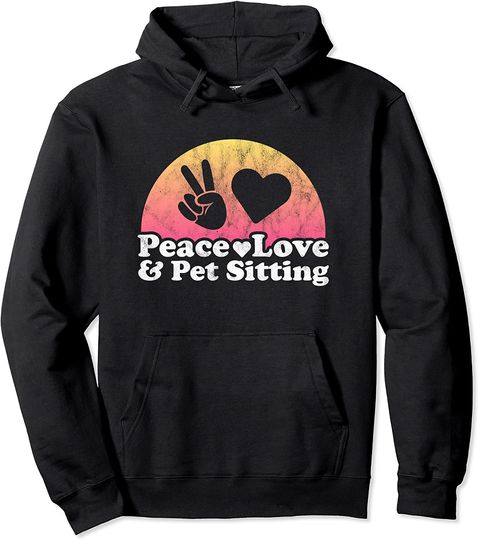 Discover Amor da Paz Hoodie Pet Sitting