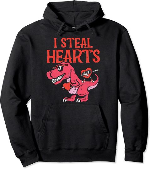 Discover I Steal Hearts Hoodie Sweater Com Capuz Dia Dos Namorados