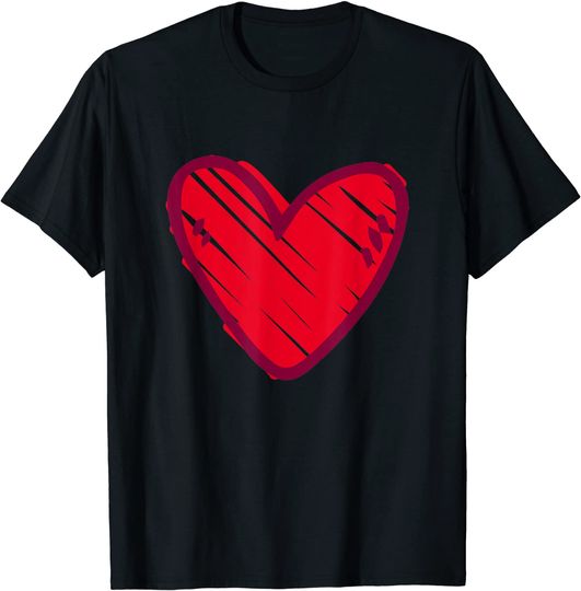 Discover Bonito Coração Apaixonado por Namorados T-Shirt Dia Dos Namorados
