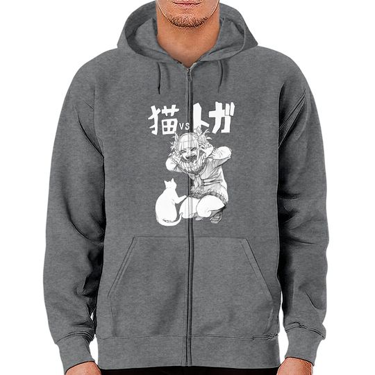 Discover Oneforus Boku No Hero Academia Himiko Toga Hoodies com Fecho-éclair Sweater Com Capuz
