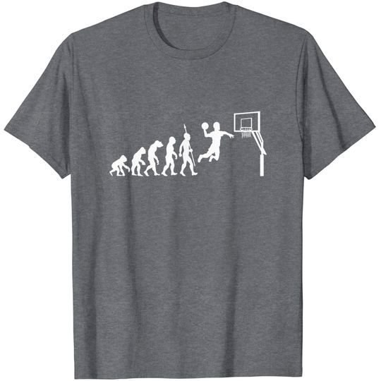 T-shirt Unissexo Evolução de Basquetebol