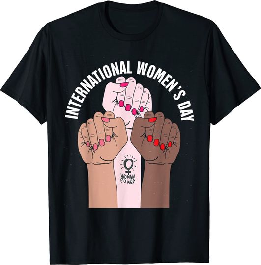 Discover T-shirt Masculina Feminina para o Dia Internacional da Mulher