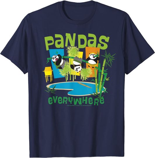 Discover Kung Fu Panda Pandas Everywhere T-shirt
