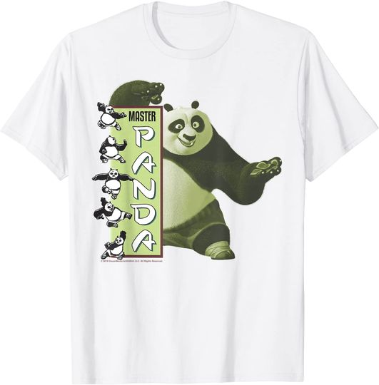 Discover Kung Fu Panda Master Panda Action Pose Banner T-shirt