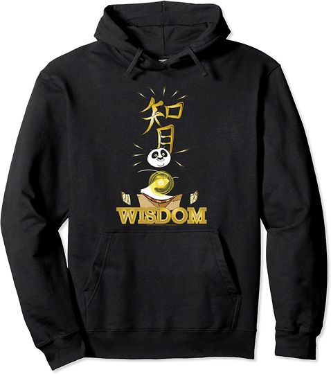 Discover Hoodie Sweater Com Capuz Kung Fu Panda Wisdom Po Calligraphy