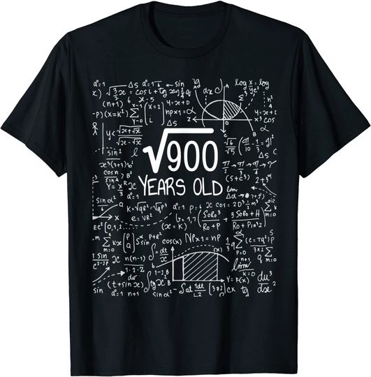 Discover 30º Aniversário  T-Shirt  Quadrados Perfeitos