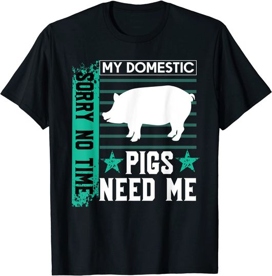 Discover T-shirt Mujeres Hombres Porco Doméstico