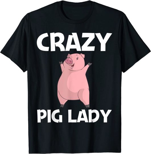 Discover T-Shirt  Porco Doméstico Para Mulher Criança