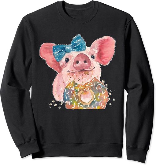Discover Suéter Para Homem E Mulher Criança Sweatshirt Porco Doméstico