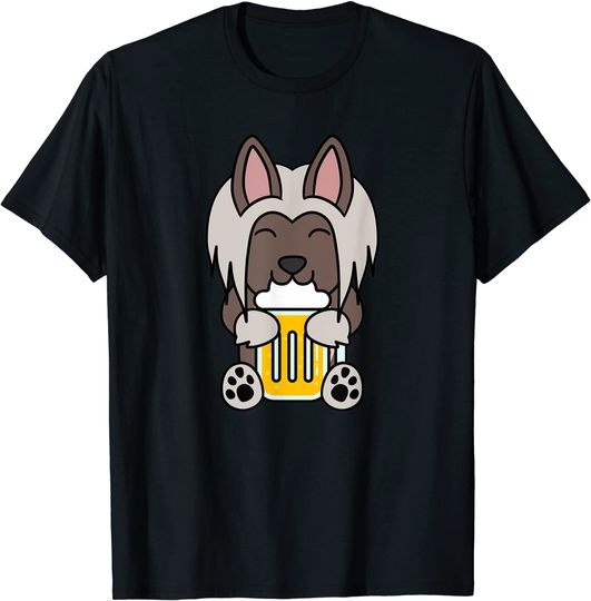 Discover Cão de Crista Chinês e Cerveja | T-shirt para Homem e Mulher