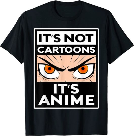 T-Shirt Camiseta Manga Curta Bokugo Não É Um Desenho Animado, É Uma T-Shirt De Anime Da Otaku