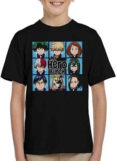Discover T-Shirt Camiseta Manga Curta Bokugo My Hero Academia para Criança