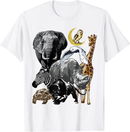 Discover T-shirt Unissexo Jardim Zoológico