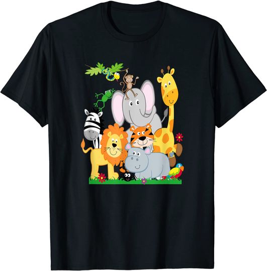 Discover T-shirt Jardim Zoológico | Camisola Manga Curta Unissexo