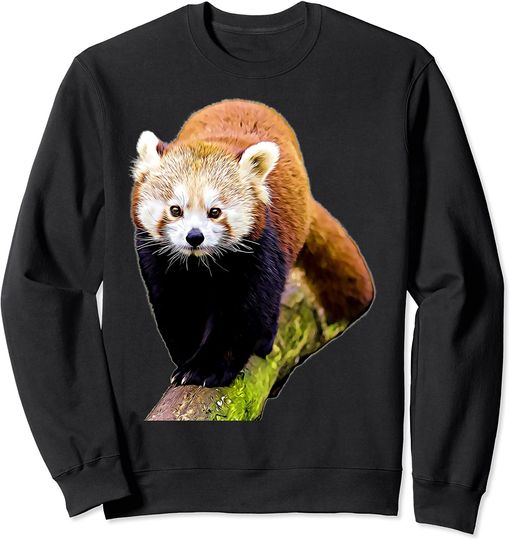 Discover Suéter Sweatshirt Amantes Panda Cartoon Filter Moletom Bonito Do Panda Vermelho