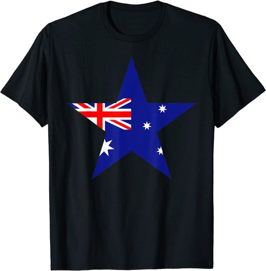 Discover T-shirt Para Homem E Mulher Criança Estrella de Bandeira  Australia