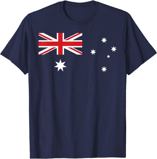 Discover T-shirt Para Homem E Mulher Criança Día de Bandera de Australia