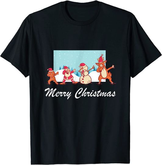Discover T-shirt para Homem e Mulher Feliz Natal