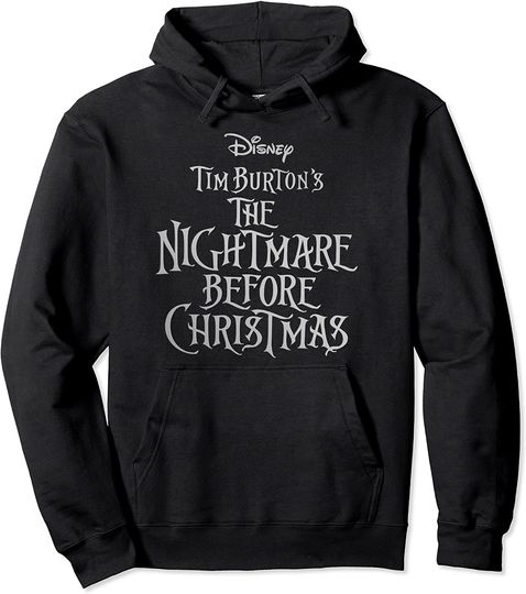 Discover Hoodie Sweater Com Capuz  Nightmare Before Christmas Silver Movie Logótipo