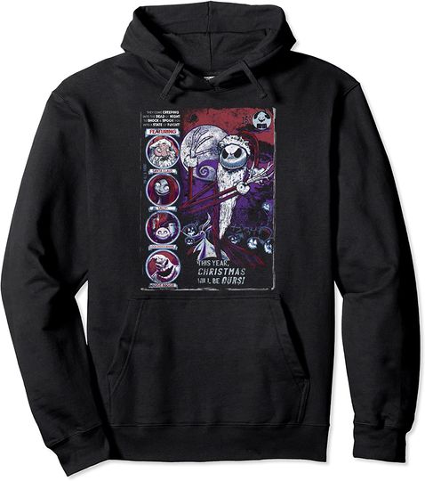 Discover Hoodie Sweater Com Capuz Nightmare Before Christmas First Nightmare Comic Cover