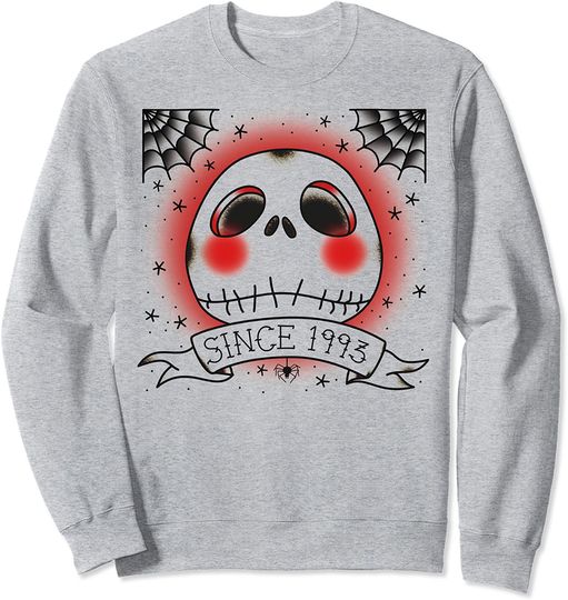 Discover Suéter Sweatshirt Nightmare Before Christmas Jack Skelington Sailor Tattoo