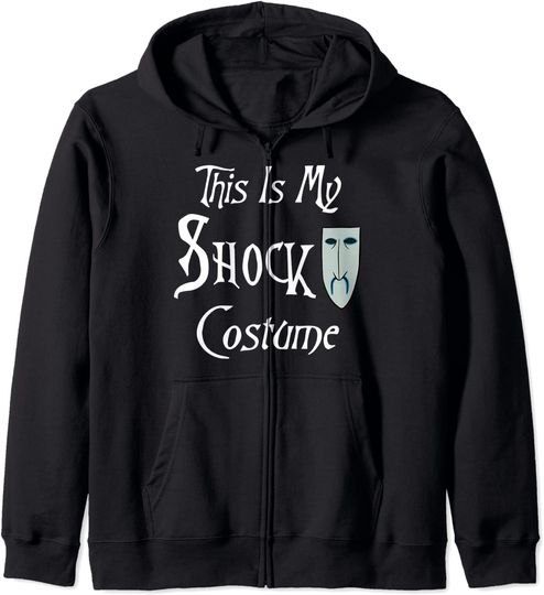 Discover Hoodie Sweater Com Capuz Fecho-Éclair Nightmare Before Christmas This Is My Shock Costume