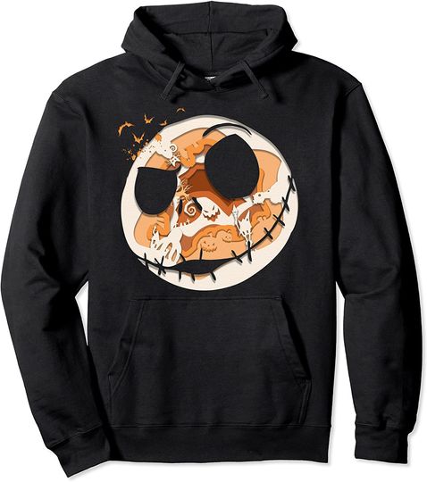 Discover Hoodie Sweater Com Capuz  Nightmare Before Christmas Paper Cut Outs Jack Face