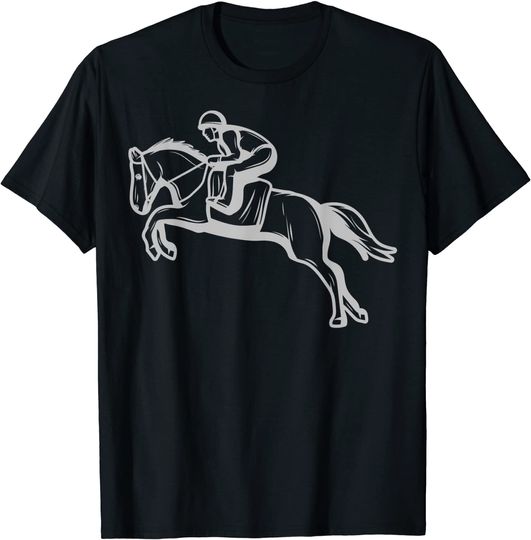 Discover T-shirt Unissexo Presentes para Pessoas Que Amam Andar A Cavalo