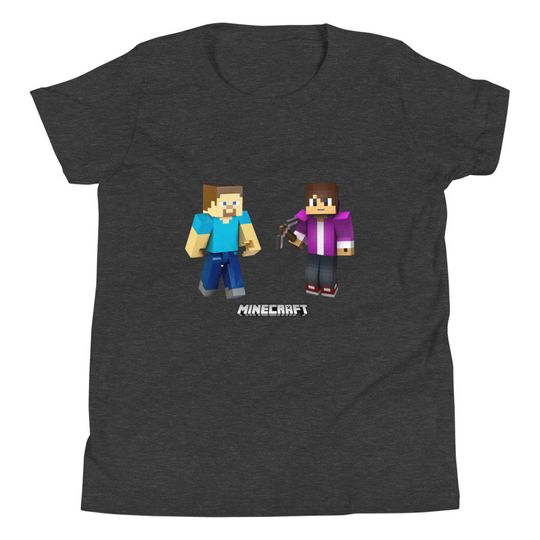 Discover T-Shirt Camiseta Manga Curta Minecraft Steve Youth Minecraft