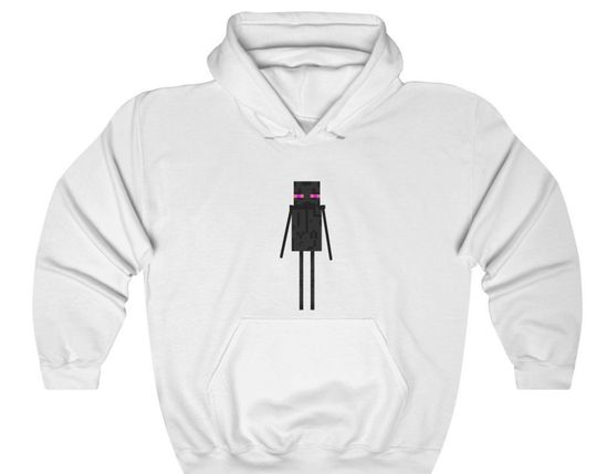 Discover Enderman Coming! - Unisex Hoodie Sweater Com Capuz Minecraft Steve