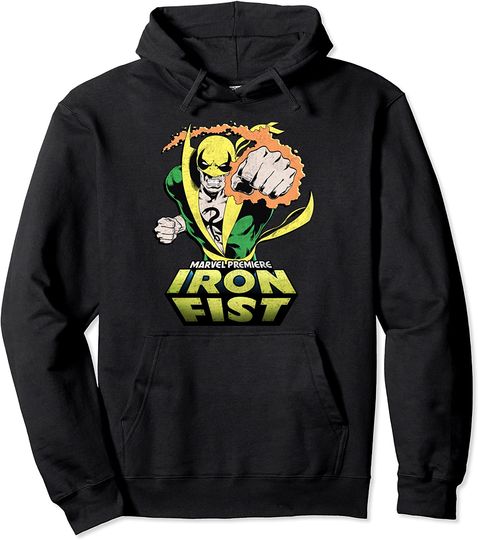 Discover Hoodie Sweater Com Capuz Marvel Iron Fist Punho de Ferro