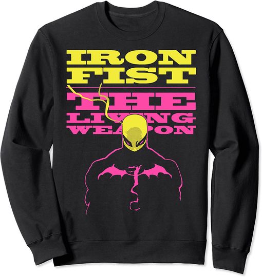 Discover Suéter Sweatshirt Marvel Iron Fist The Living Weapon