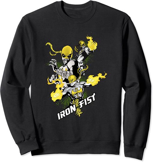 Discover Suéter Sweatshirt Marvel Iron Fist Power