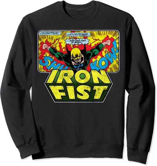 Discover Suéter Sweatshirt Marvel Iron Fist Born