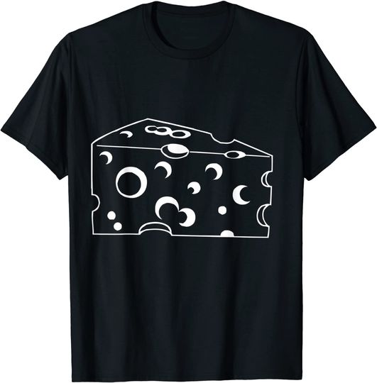Discover T-shirt Engraçada Queijo Suíço